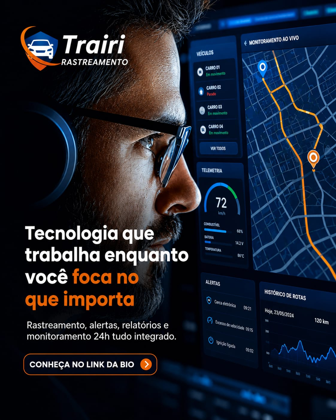 Tecnologia que trabalha enquanto você foca no que importa
